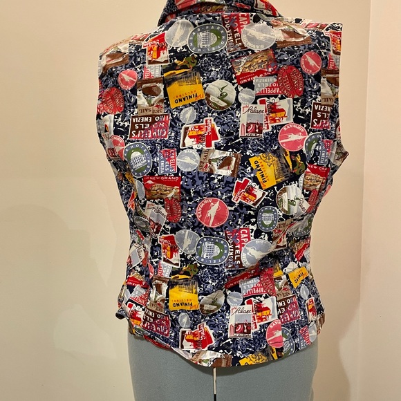 Like new multicolored vest size large, Christopher &Banks - Picture 2 of 2